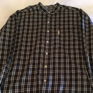 Chaps Ralph Lauren band collar button down